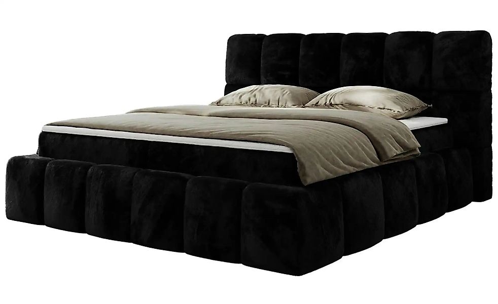 Boxbett mit Bettkasten Nira ¦ schwarz ¦ Maße (cm): B: 214 H: 113 Betten > K günstig online kaufen