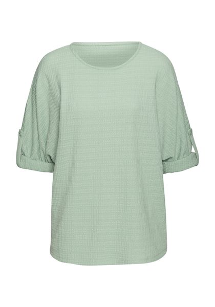 Vivance 2-in-1-Shirt "zum Krempeln" aus bügelfreier Crêpe-Qualität günstig online kaufen