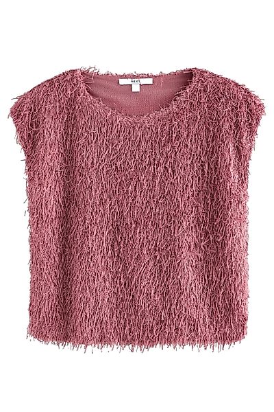 Next T-Shirt Flauschiges Kurzarmoberteil (1-tlg) günstig online kaufen