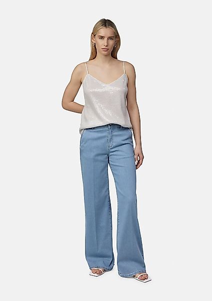 Comma 5-Pocket-Jeans Elastische Wide-Leg-Jeans im Loose günstig online kaufen