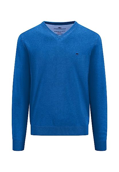 FYNCH-HATTON Strickpullover mit Logo auf der günstig online kaufen