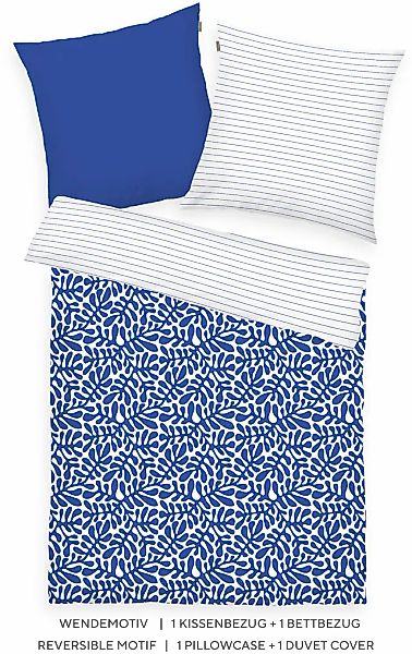 TOM TAILOR HOME Bettwäsche »ORGANIC LEAVES in Gr. 135x200cm, 155x220cm oder günstig online kaufen