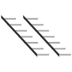 vidaXL Weinregal Wand-Weinregale für 14 Flaschen günstig online kaufen