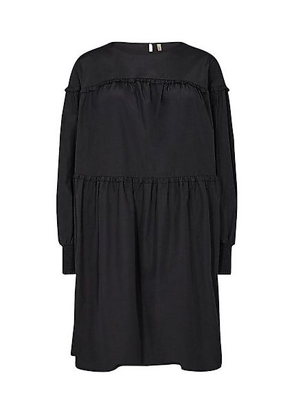 soyaconcept Hemdbluse SC-Kleid mit Rüschen in schwarz günstig online kaufen