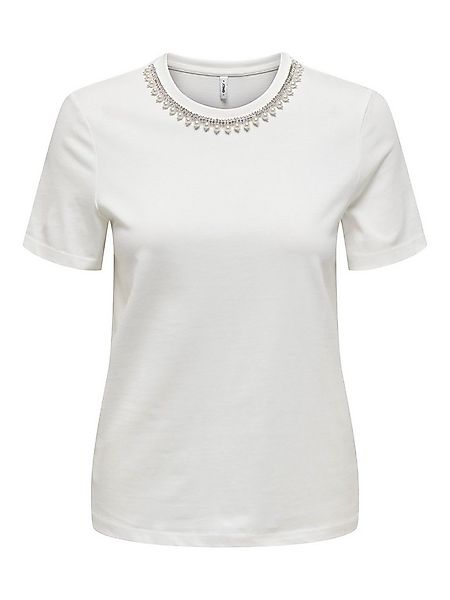 ONLY Kurzarmshirt ONLJOLLY LIFE S/S REG PEARL TOP JRS günstig online kaufen