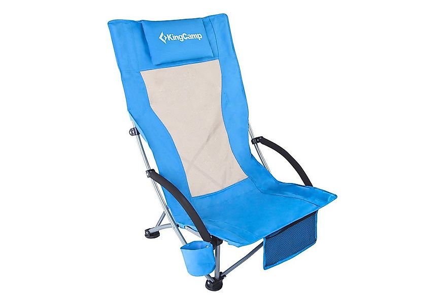 KingCamp Campingstuhl Strand Liege Stuhl Hoch Lehne Camping Klapp, Falt Ses günstig online kaufen