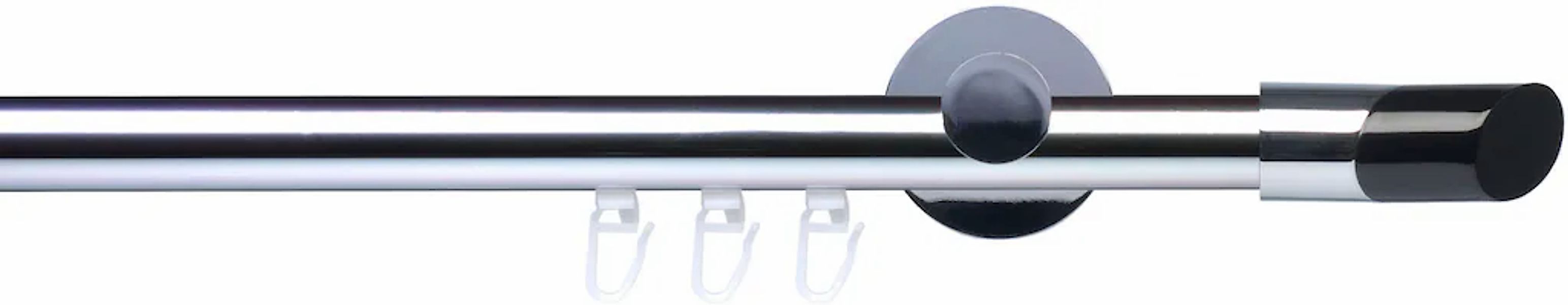 Liedeco Gardinenstange "Innenlaufgarnitur 20 mm Piano Gibraltar" Ø 2 1-läuf günstig online kaufen