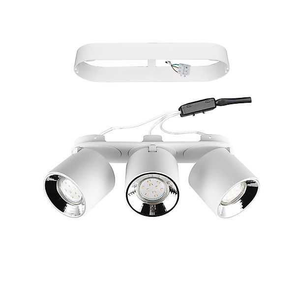 TRIO Leuchten Deckenleuchte GUAYANA, Deckenspot 3-flammig exkl 3x GU10 max günstig online kaufen