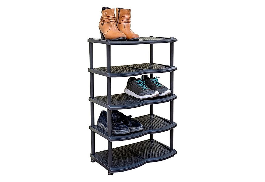 HTI-Living Schuhregal Schuhregal 5 Etagen für 10 Paar Schuhe, 1-tlg., Etage günstig online kaufen