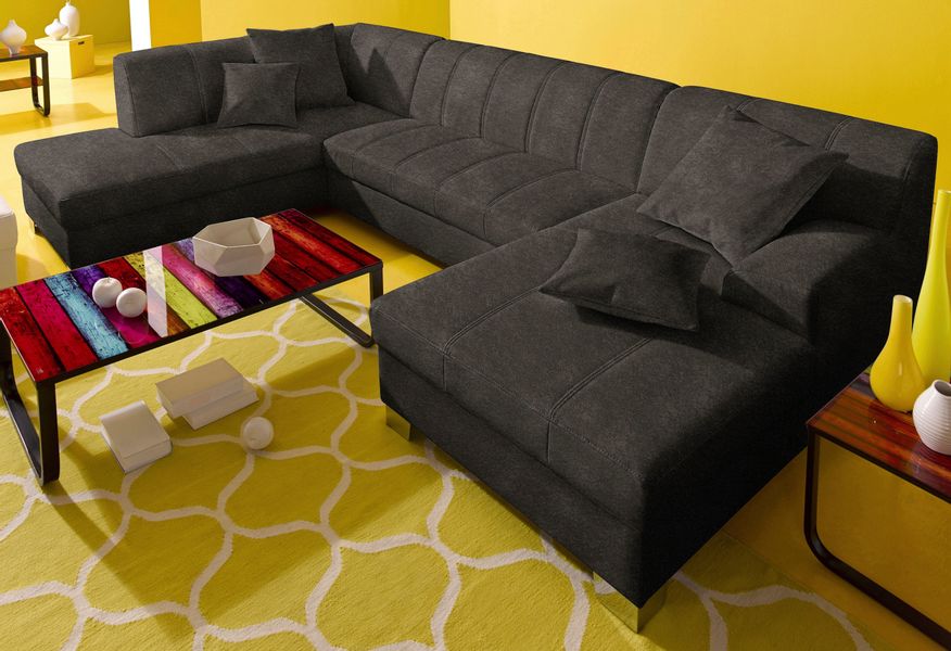 DOMO collection Wohnlandschaft "Turah moderne Steppung, incl. Zierkissen, a günstig online kaufen