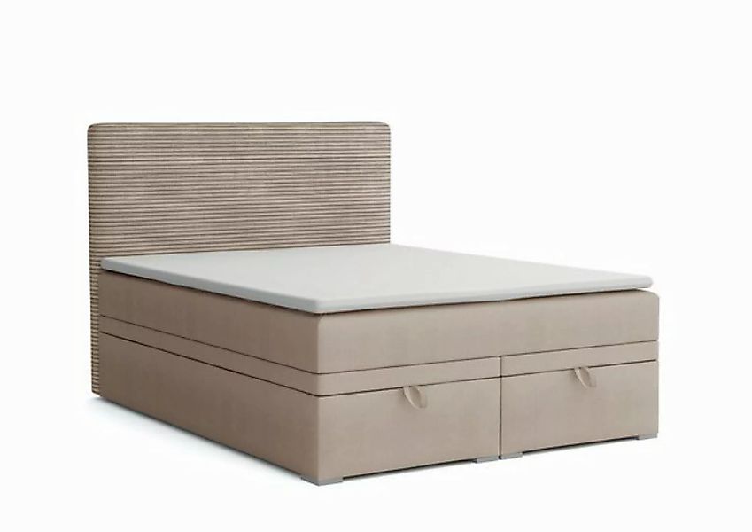 Deine Möbel 24 Boxspringbett DARO Boxbett Polsterbett Komplettbett Bett mit günstig online kaufen