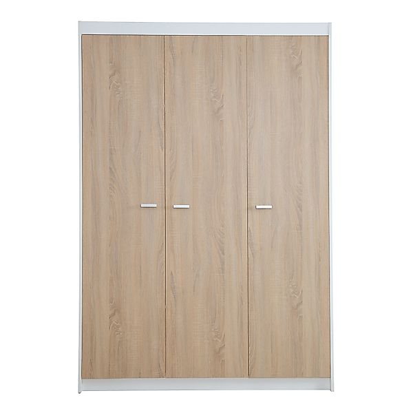 roba® Kinderkleiderschrank Gabriella 3-türig Kinderkleiderschrank gefräst günstig online kaufen