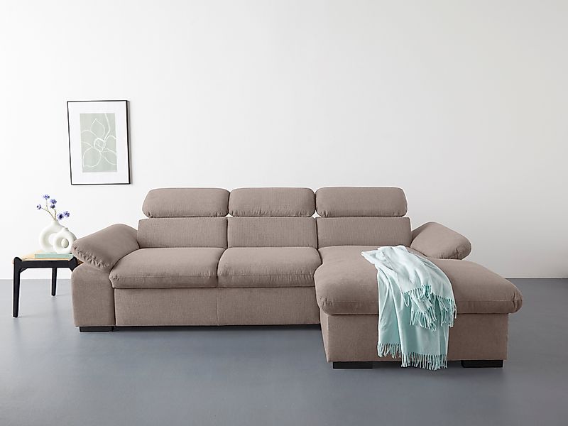 COTTA Ecksofa Lola L-Form mit Kopfteilfunktion günstig online kaufen