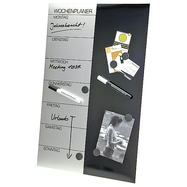 GENIE Wochenplan Wochenplaner, Schreibtafel, Stifte, Magnete, günstig online kaufen