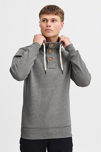 !Solid Stehkragenpullover SDTripTroyer Sweatpullover mit Knopfleiste günstig online kaufen