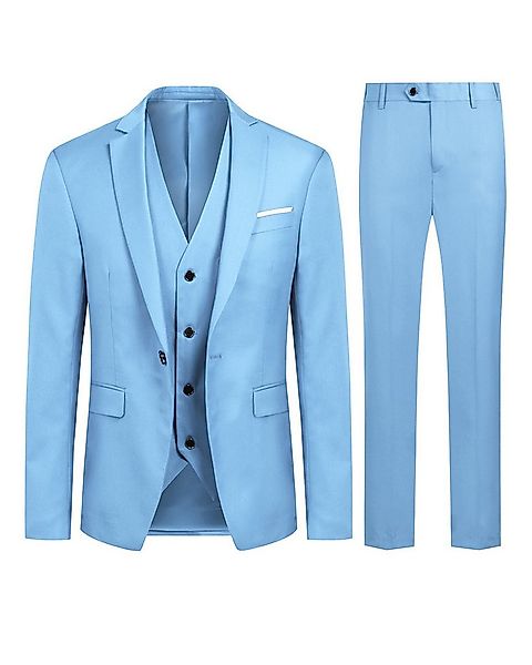 Allthemen Anzug (3 tlg) Herren Slim Fit Anzug Elegantes Anzugset für Busine günstig online kaufen