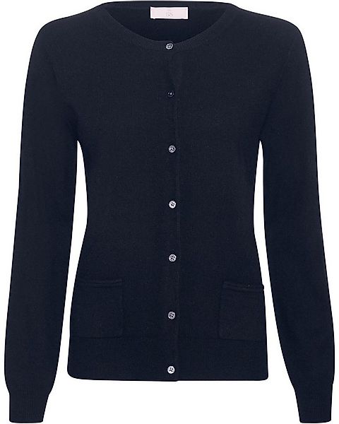 Brigitte von Schönfels Strickjacke Kaschmir Rundhals-Cardigan günstig online kaufen