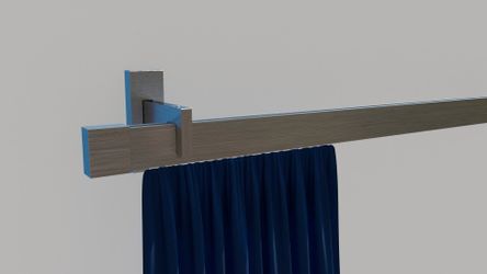 indeko Innenlaufschiene "Trend-Line" Ø 35 mm 1 läufig-läufig Wunschmaßlänge günstig online kaufen