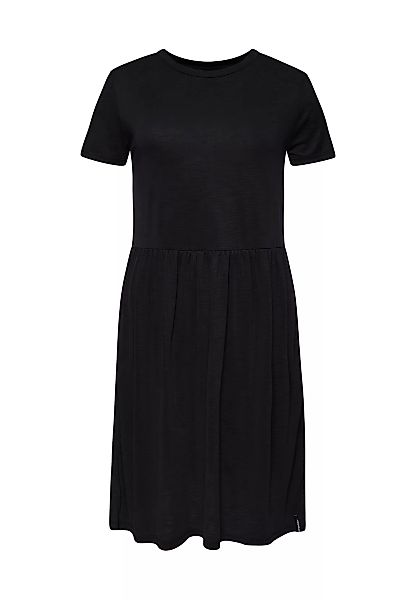 Superdry Kleid Damen SMOCKED T-SHIRT DRESS Black günstig online kaufen