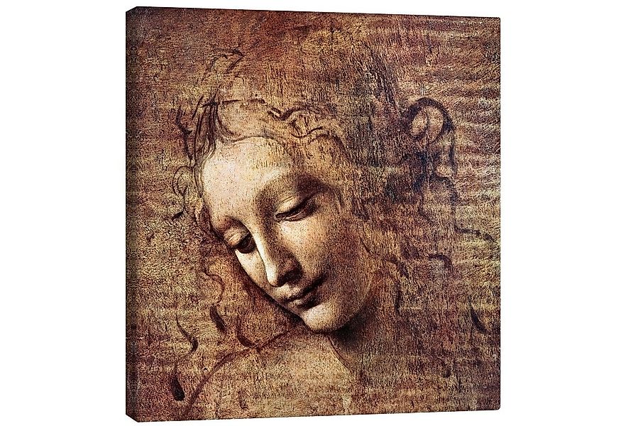 Posterlounge Wandbild Die Scapigliata, Leonardo da Vinci, erhältlich als Po günstig online kaufen