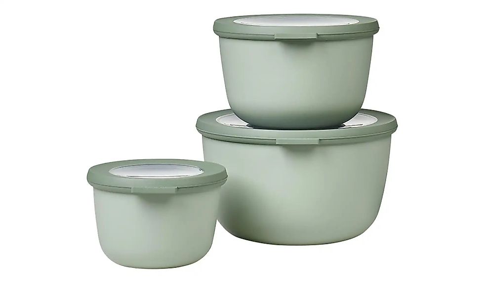 Mepal Multischüssel-Set  Cirqula ¦ grün ¦ Kunststoff ¦ Maße (cm): B: 19,2 H günstig online kaufen