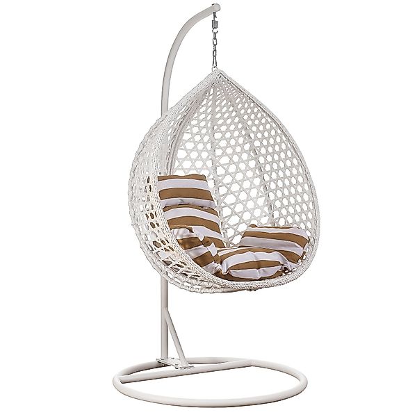 RAMROXX Hängesessel Luxus Style XXL Rattan günstig online kaufen