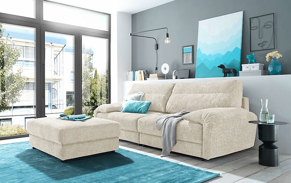 ED EXCITING DESIGN 3-Sitzer "Princeton", Big-Sofa günstig online kaufen