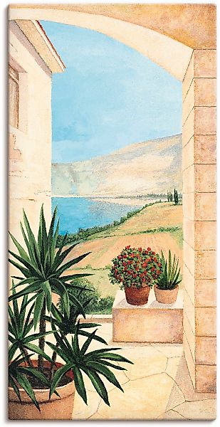 Artland Wandbild "Blick auf Toskanalandschaft" Fensterblick 1 Stk. tlg. als günstig online kaufen
