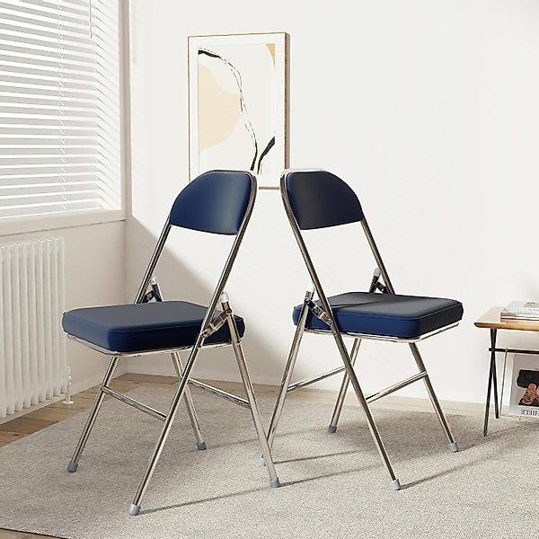 JEOBEST Klappstuhl Kunstleder Stuhl, (Set, 2/4 günstig online kaufen