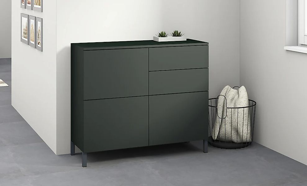 borchardt Möbel Kommode "Haama, modern, grifflos, Metallfüße, praktisch, 3 günstig online kaufen