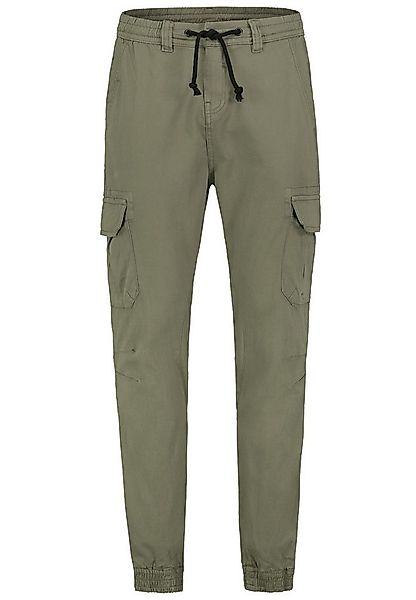 SUBLEVEL Cargohose mit elastischen Bündchen und Kordelzug Jogger Pants günstig online kaufen