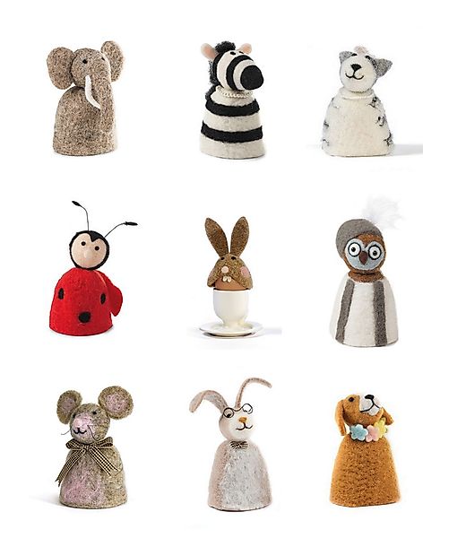 Eierwärmer aus Filz Esel günstig online kaufen