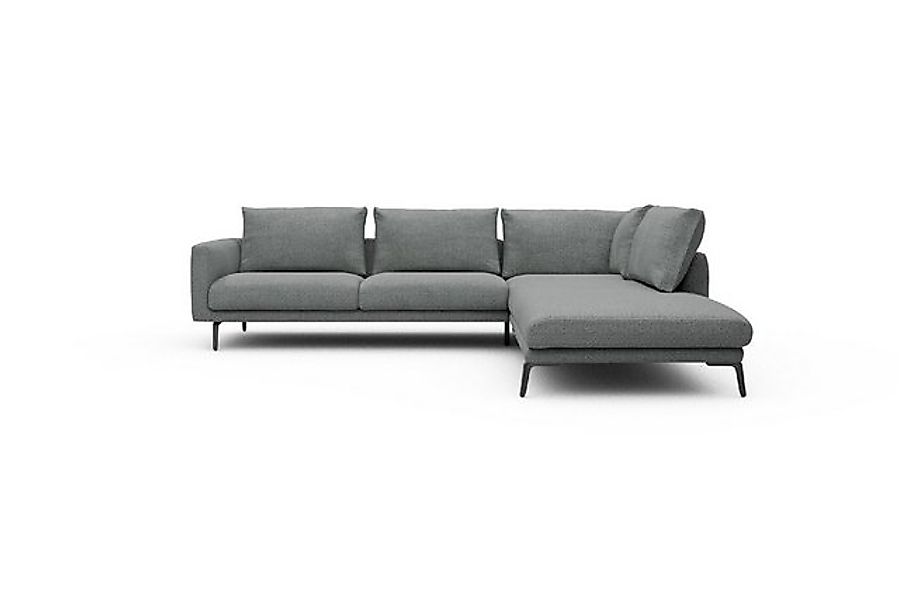moebelfaktor Ecksofa Karl Relax-Ecke rechts mit 2,5-Sitzer, Schlanker Rahme günstig online kaufen