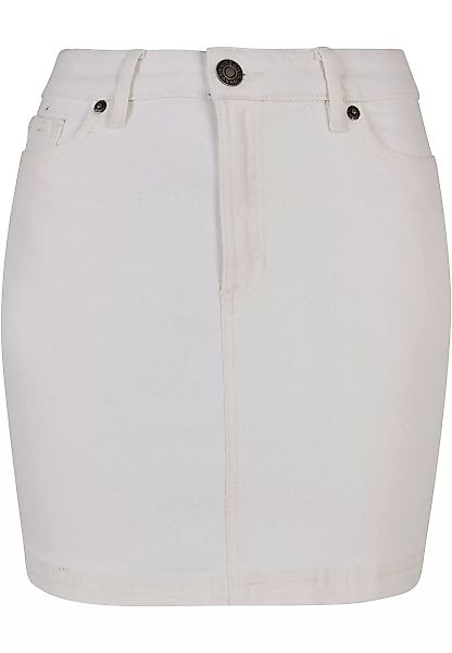 URBAN CLASSICS Jerseyrock "Damen Ladies Organic Stretch Denim Mini Skirt", günstig online kaufen