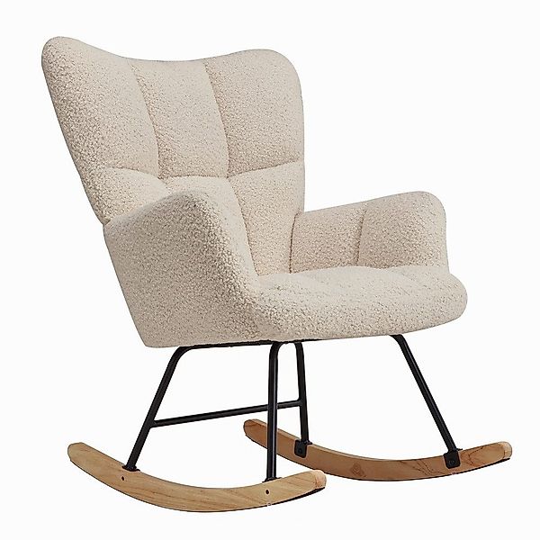 DARDVORLAG Schaukelstuhl mit stabilem Metallgestell und einem hochwertigen günstig online kaufen