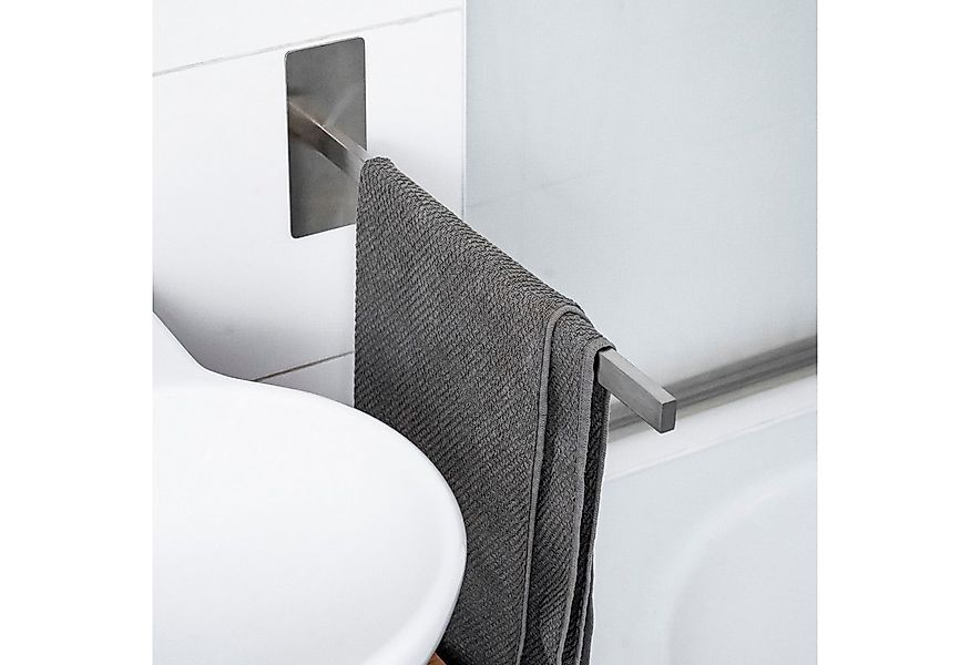 ELMOWO Handtuchhalter ohne Bohren einarmig zum Kleben - Halter zur Wandmont günstig online kaufen