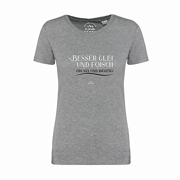 Bavariashop T-Shirt Damen T-Shirt "Besser glei und foisch... günstig online kaufen