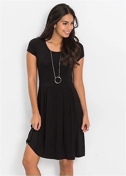 bonprix Jerseykleid "Jerseykleid aus Viskose-Mix" 1 tlg. für sommerliche Ta günstig online kaufen