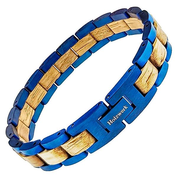 Holzwerk Edelstahlarmband Designer Holz Armband, Armkette günstig online kaufen
