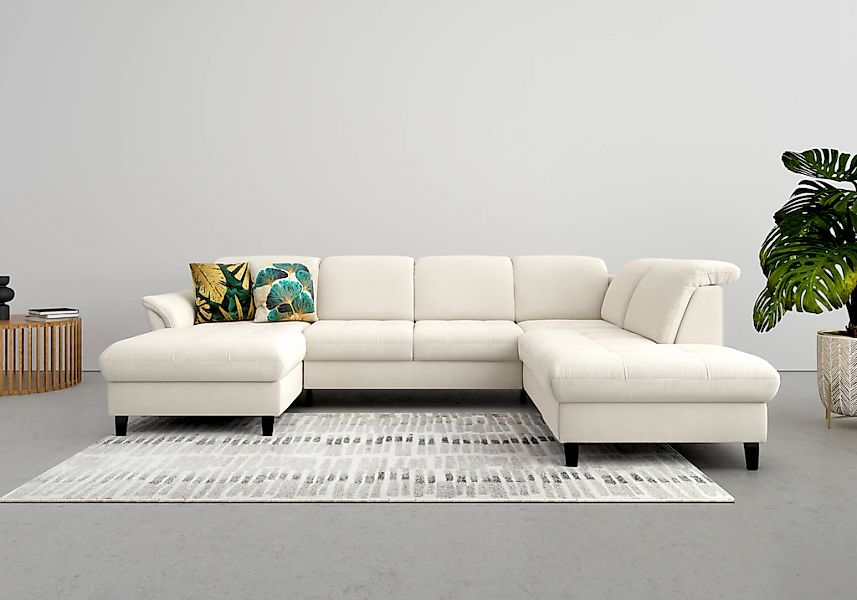 sit&more "Maggiore U-Form" wahlweise mit Kopfteilverstellung, Bettfunktion günstig online kaufen