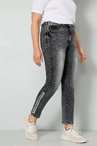MIAMODA Regular-fit-Jeans Jeans Slim Fit Saumprint 5-Pocket günstig online kaufen