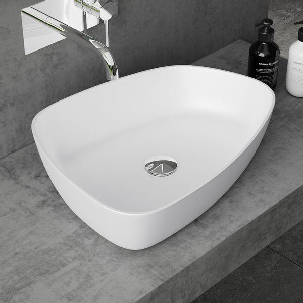 doporro Waschbecken Waschschale aus Gussmarmor Aufsatzwaschbecken günstig online kaufen