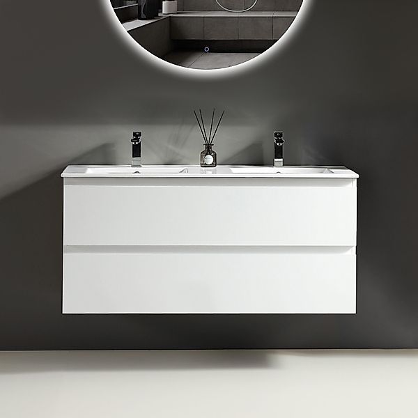 Alpenberger Badezimmer-Set Badezimmer Möbel Badschrank, (Badspiegel günstig online kaufen