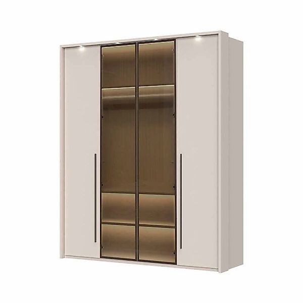 Places of Style Drehtürenschrank "Opera Parsol-Glastüren, LED-Innenbeleucht günstig online kaufen
