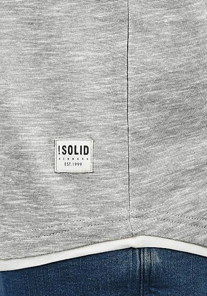 !Solid Rundhalsshirt SDRigos Kurzarmshirt mit farblich abgesetztem Kragen günstig online kaufen