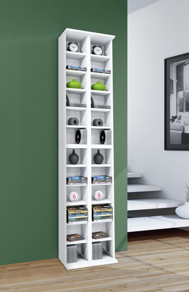 VCM CD-Regal Holz CD DVD Stand günstig online kaufen