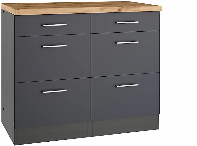 KOCHSTATION Unterschrank "KS-Milan", HELD Möbel, Auszugschrank 50 cm, matte günstig online kaufen