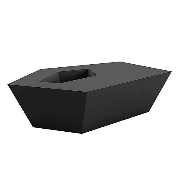 Vondom - Faz Outdoor Couchtisch - schwarz/matt/LxBxH 110x70x32cm günstig online kaufen