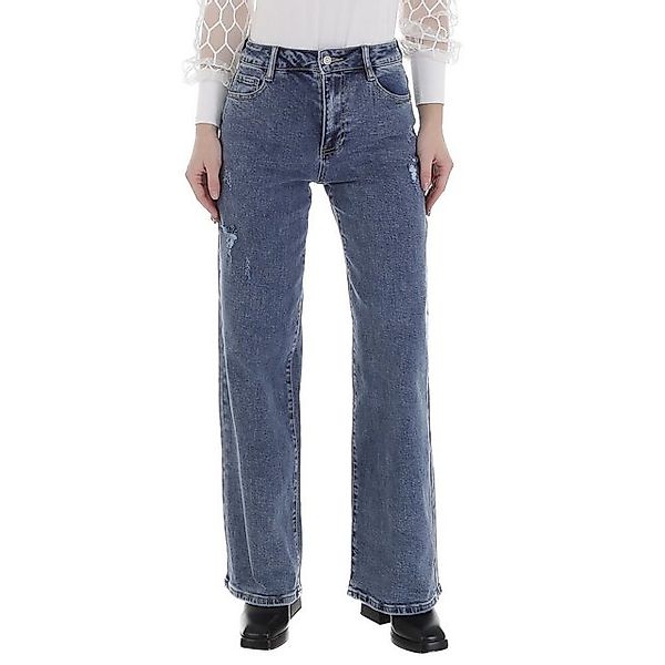 Ital-Design Boyfriend-Jeans Damen Freizeit (88578923) Destroyed-Look Stretc günstig online kaufen