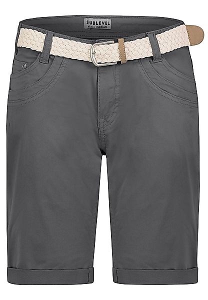 SUBLEVEL Bermudas Bermuda mit Gürtel günstig online kaufen